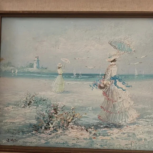Oil Painting Signed by J. Miller